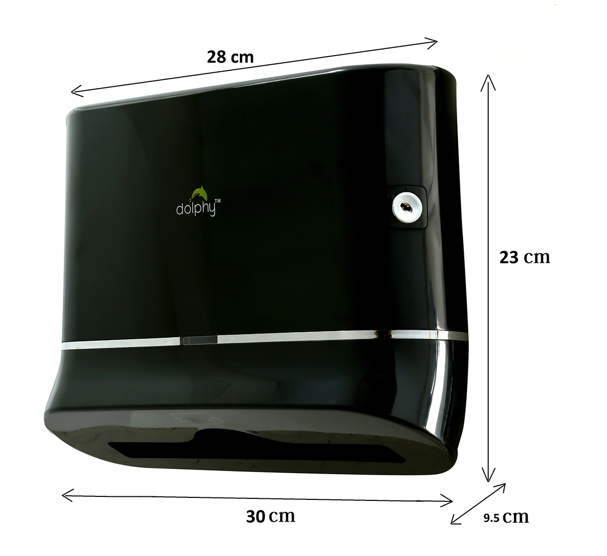 Black ABS  Mini Paper Dispenser Manual
