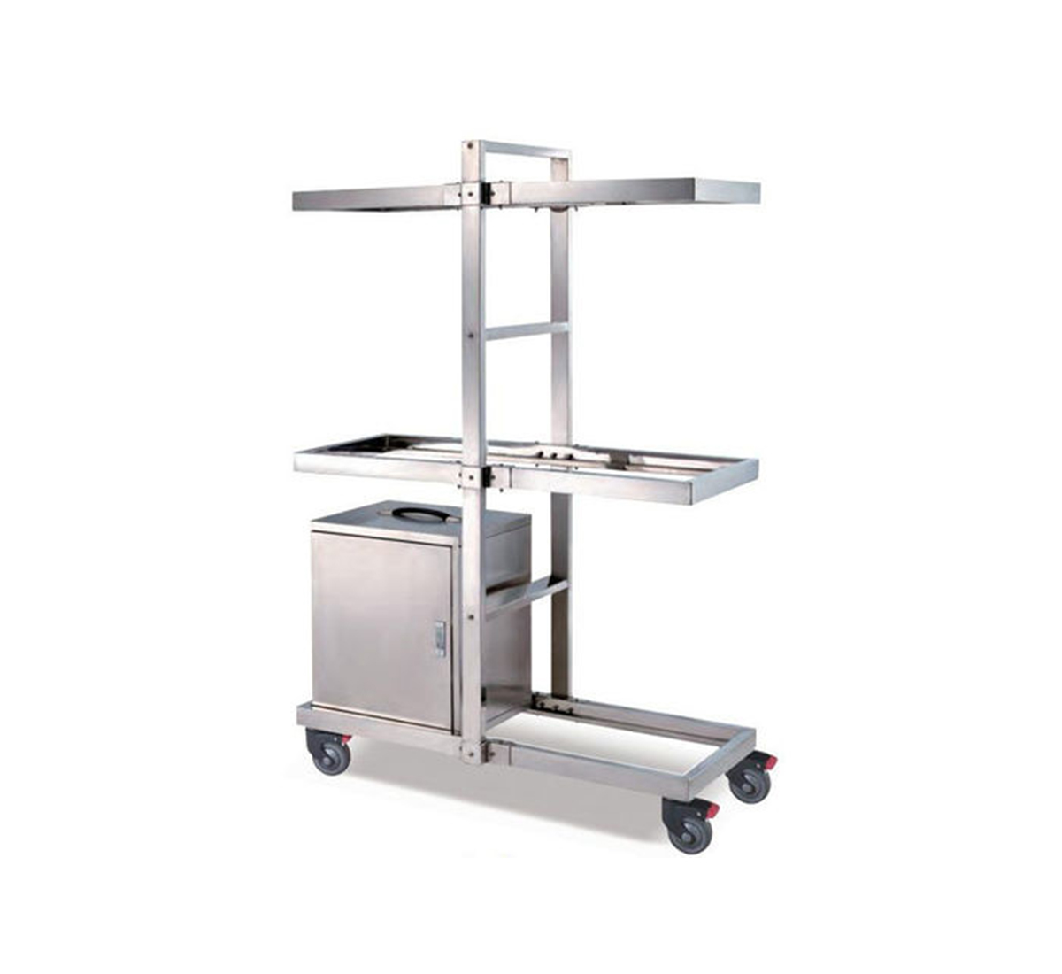 Stainless Steel Hot Box Storage Stand Transportation Cart