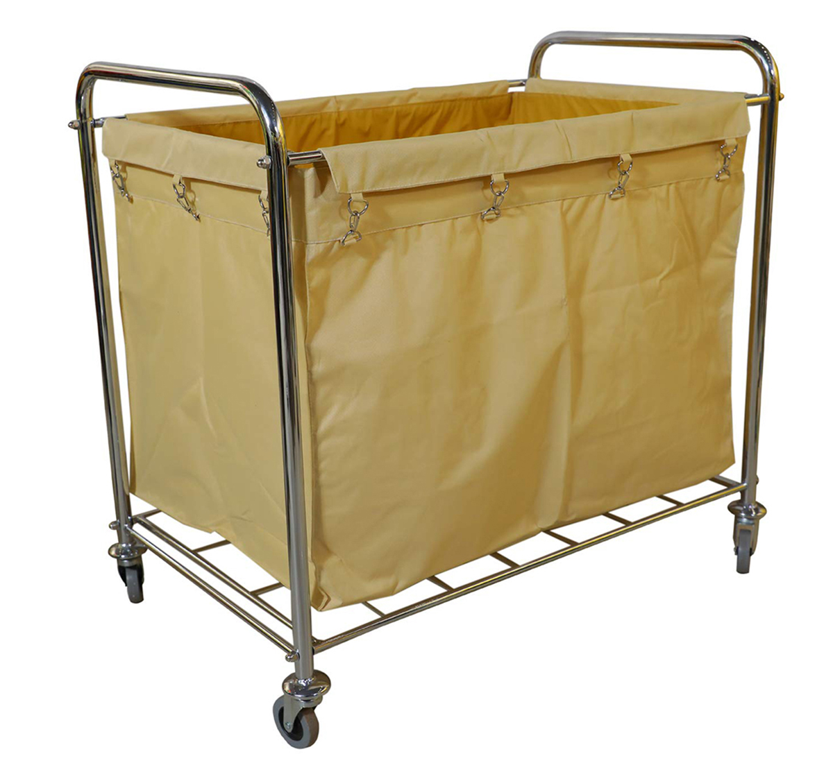 Yellow Laundry Linen Cart
