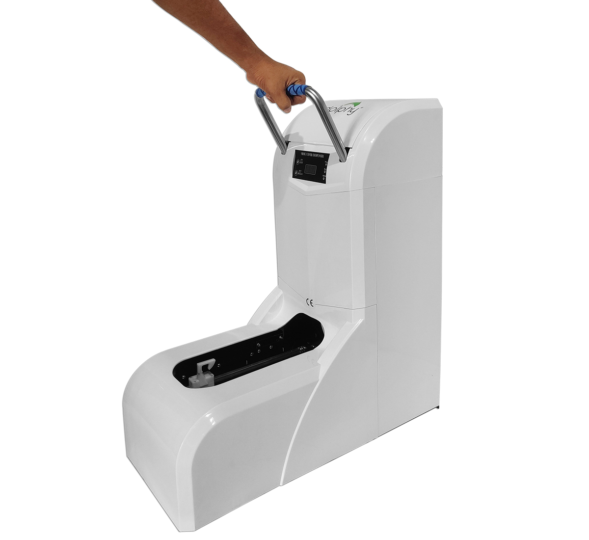 automatic shoe cover dispenser with Handle