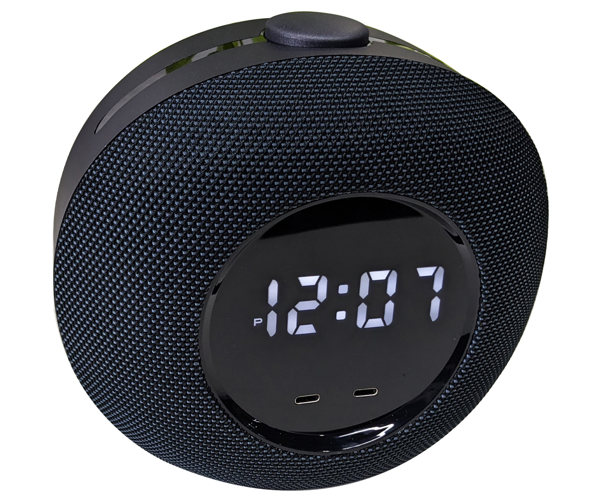 Digital Alarm Clock with USB Charger feature Bluetooth Speaker