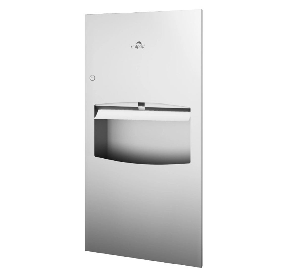 2 In 1 12 L Stainless Steel Recessed panel With Waste Receptacle
