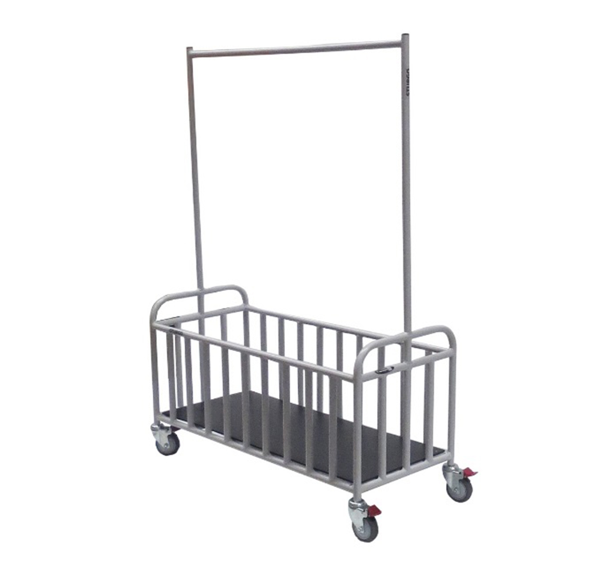 Silver Laundry and Clothes Service Trolley