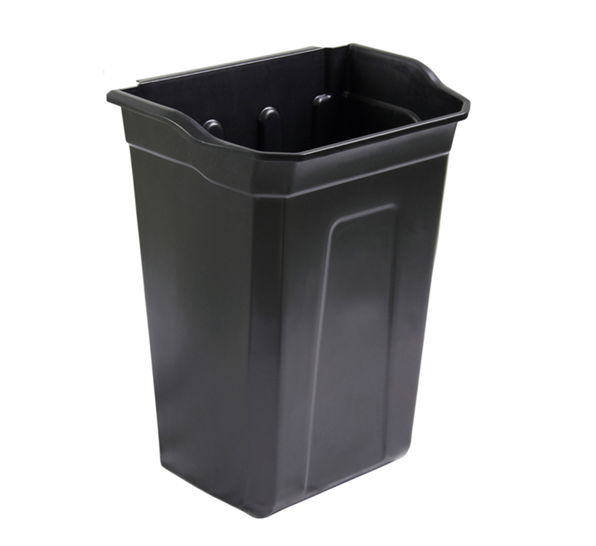 Black 30L Polypropylene Trash Can