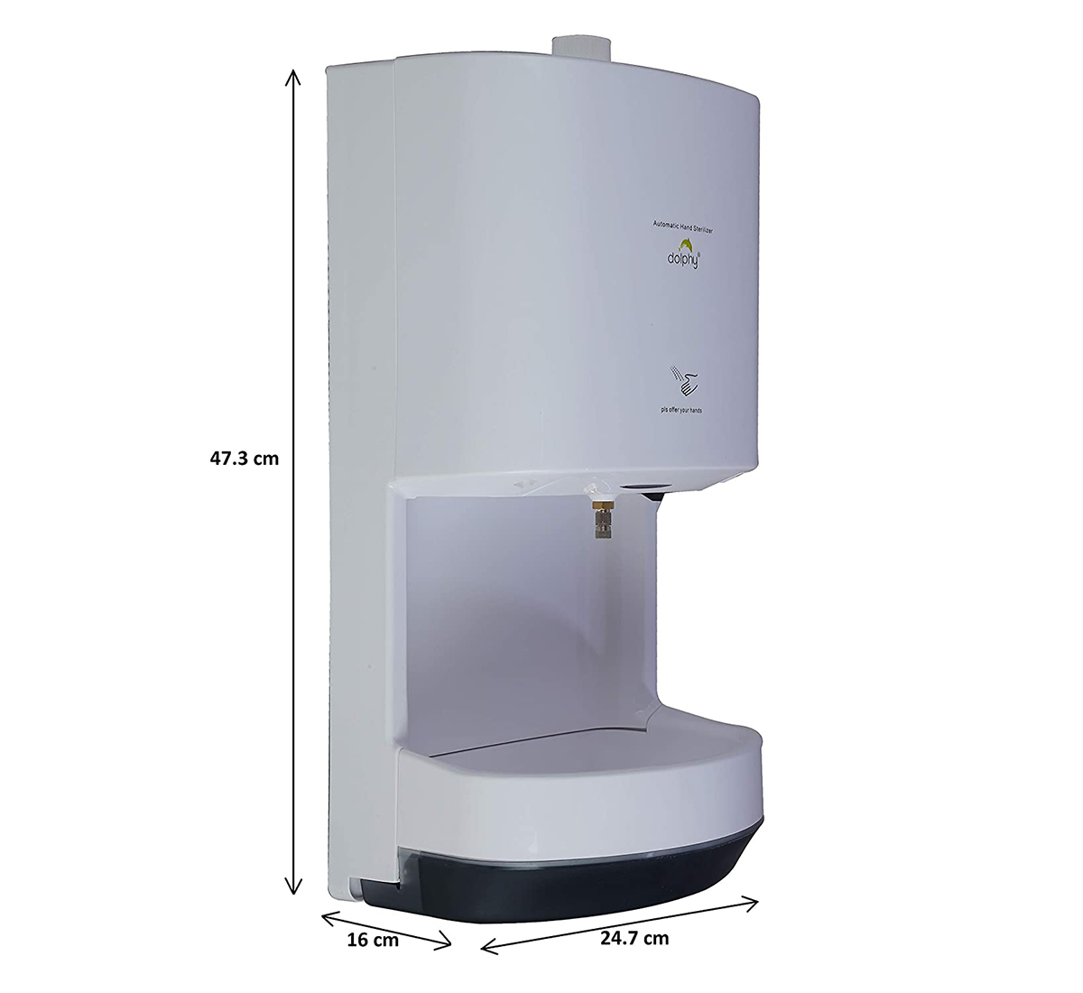 White automatic hand sanitizer dispenser 2800ml