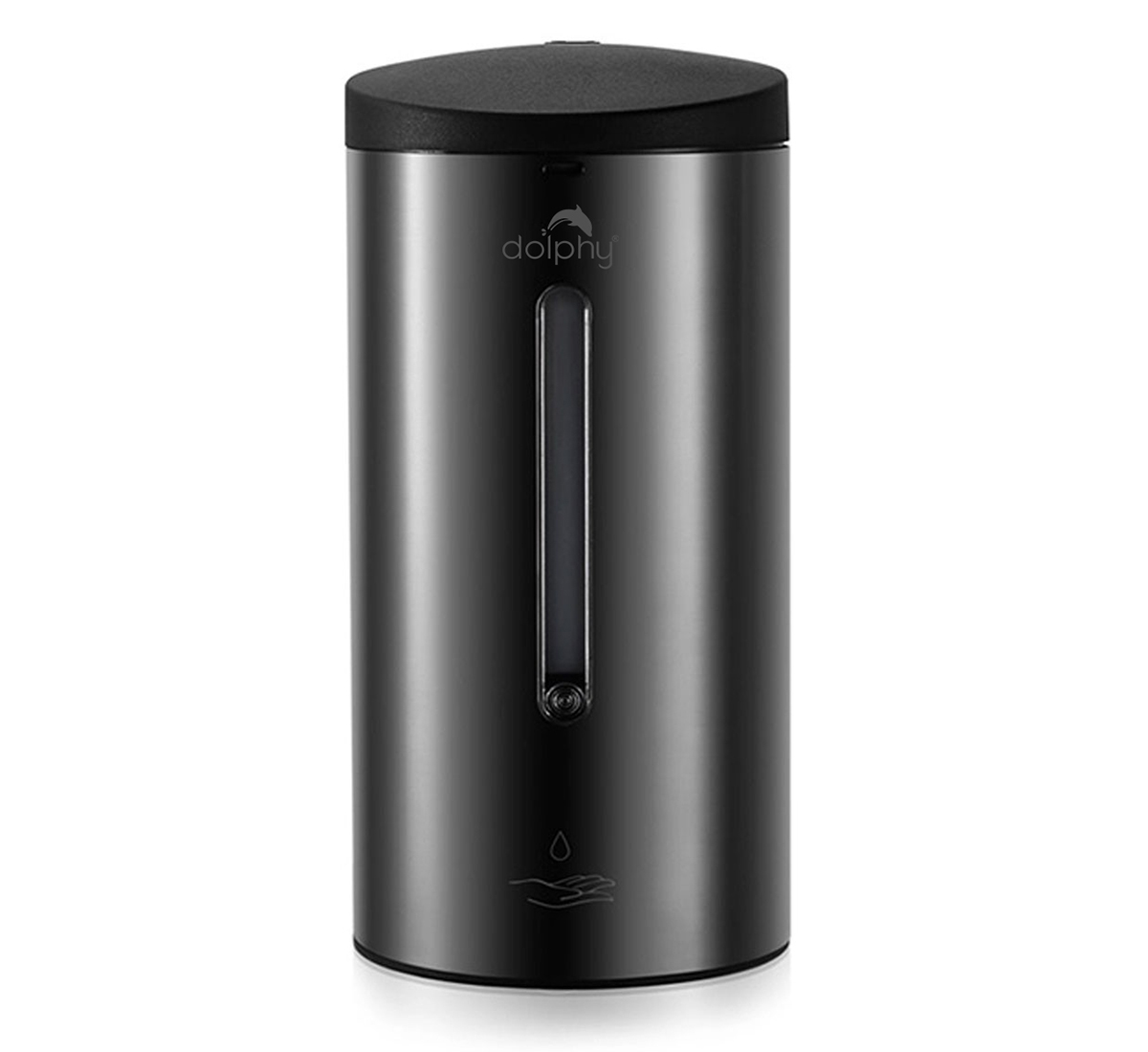 Black Automatic 304 Stainless Steel Soap Dispenser 
