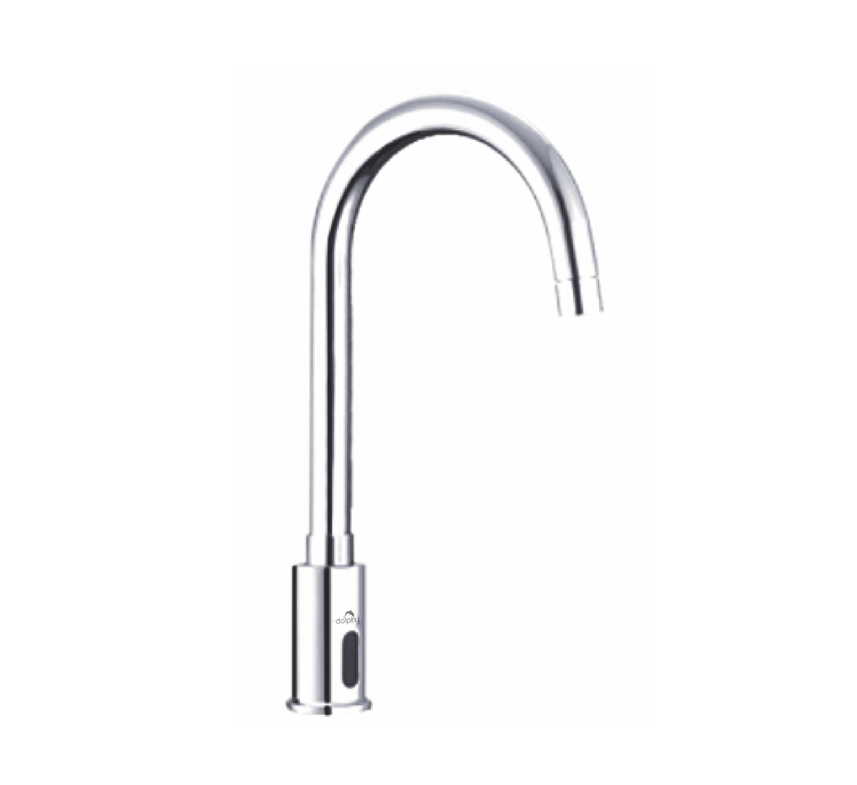 Silver Sensor Taps With Basin Mount