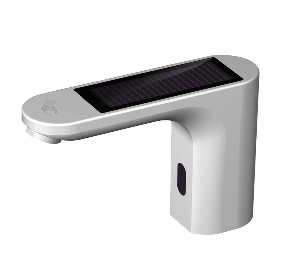 Automatic Silver Solar Sensor Taps Infra-Red Sensor

