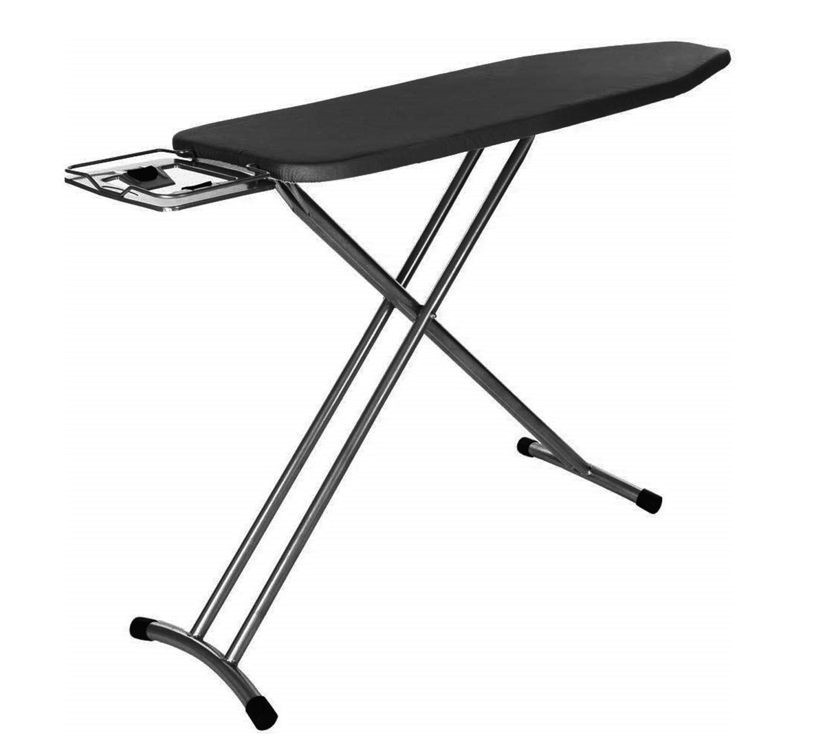 Black folding iron board stand with cotton cover
