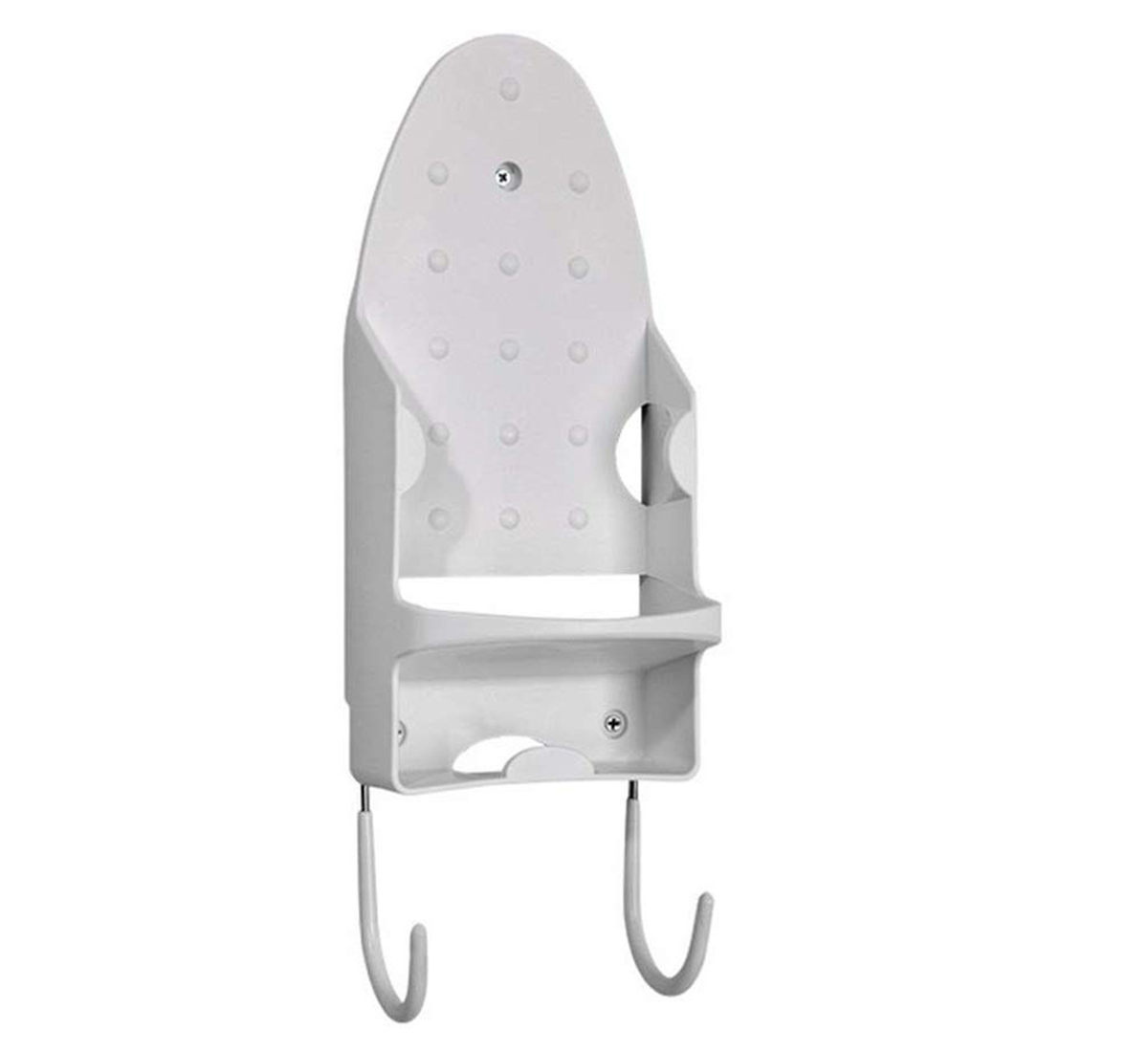 White wall mounted iron board holder hanger stand 