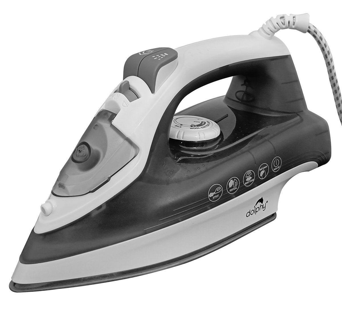 1600W Steam Iron online with Non-Stick Teflon Soleplate Material
