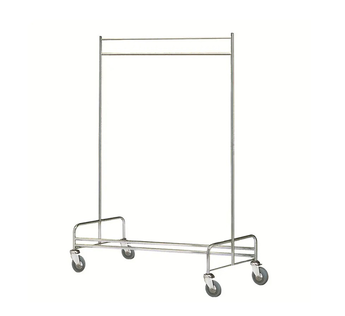 Stainless Steel with Polished Finish Laundry Trolley for Hotel 