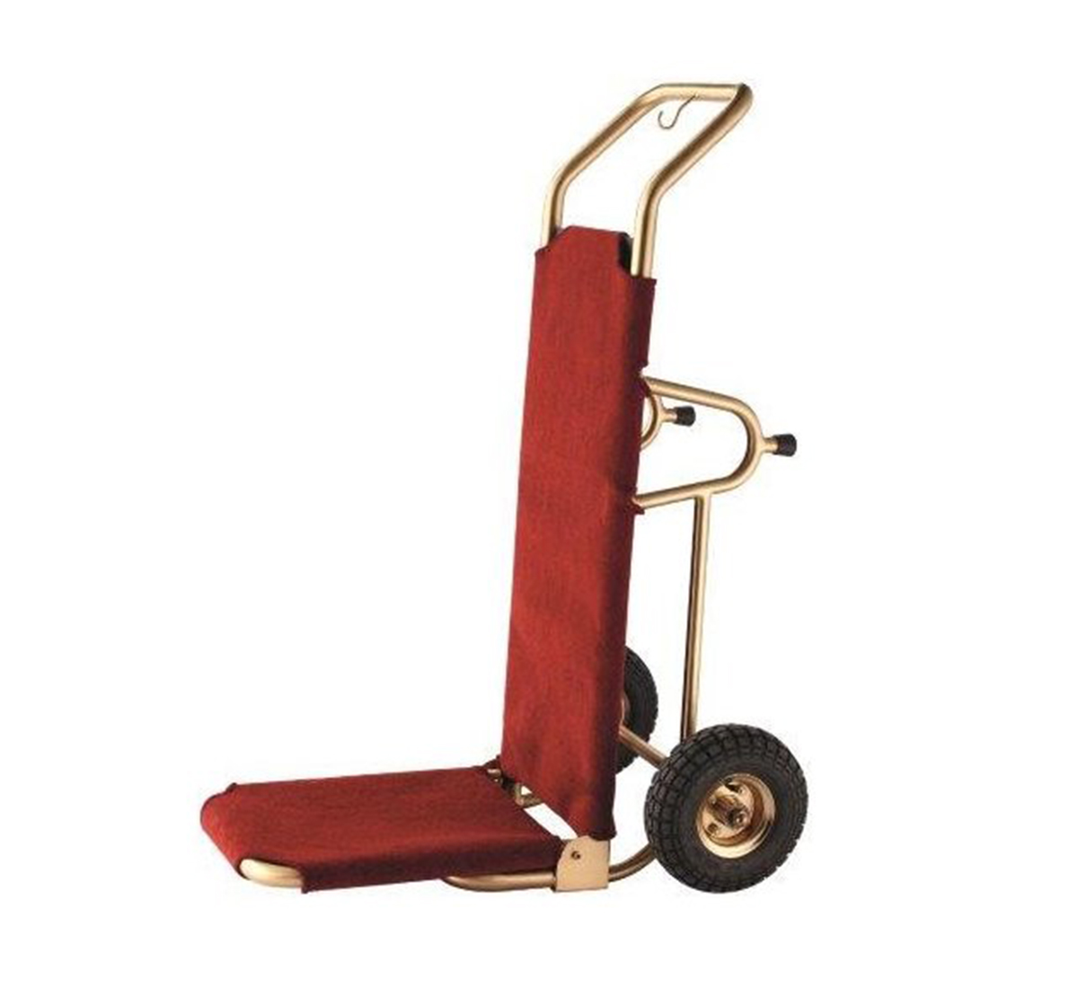 Stainless Steel Folding Wheels Trolley Luggage Cart For Hotel