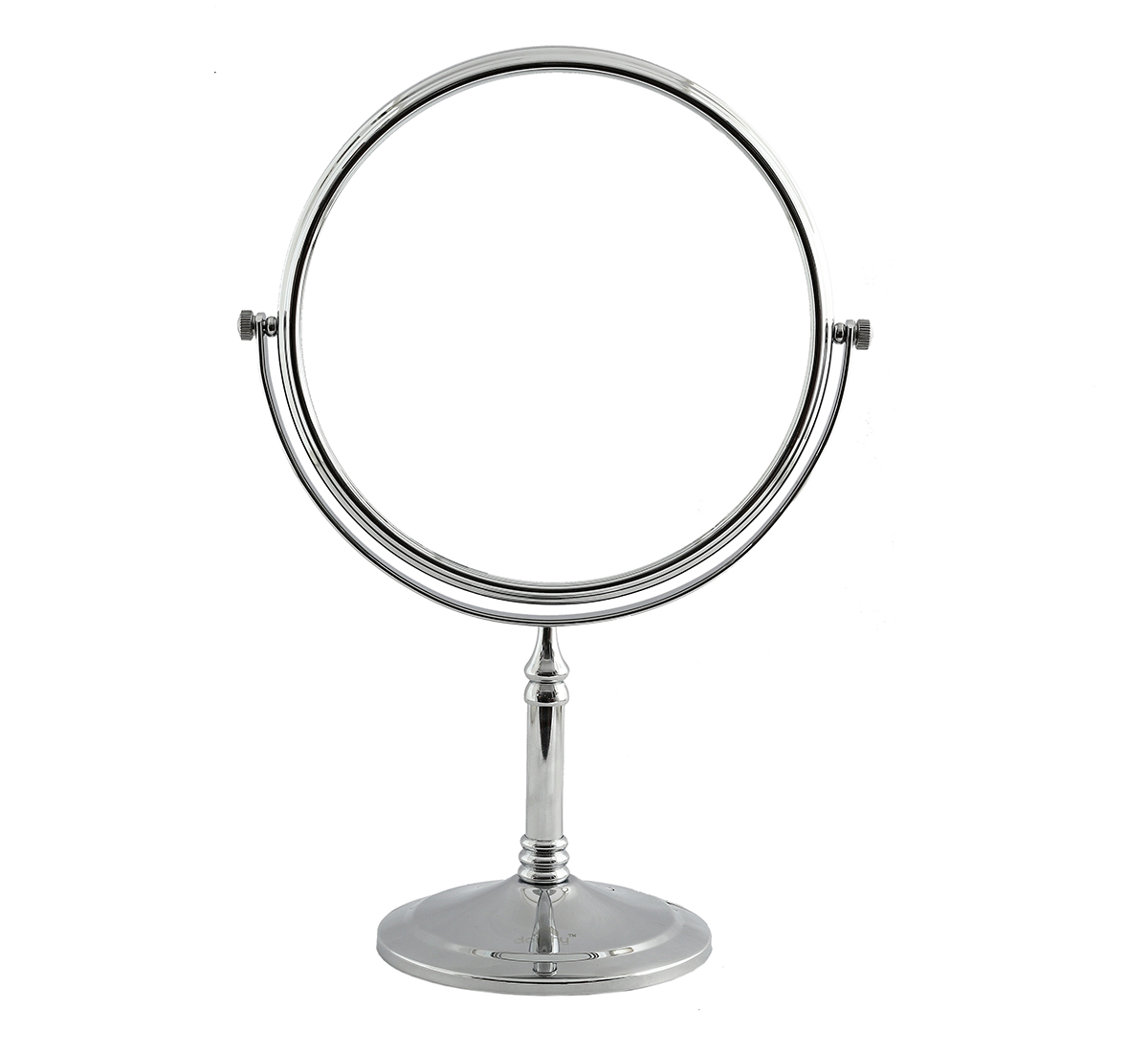 Stainless Steel Round Magnifying Mirror Silver 8 Inch

