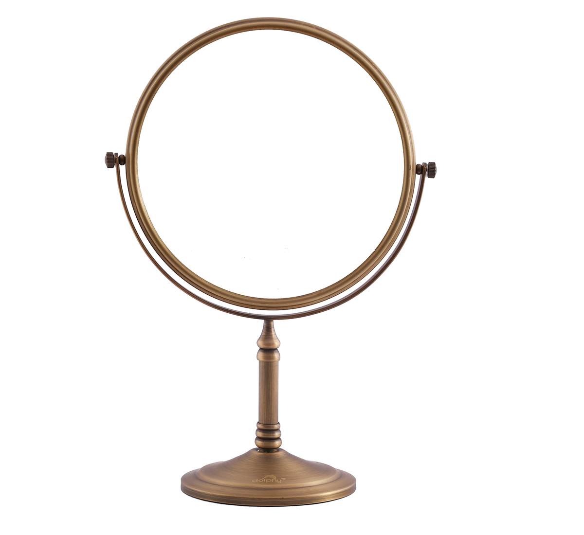 Round Magnifying Mirror With Table mount
