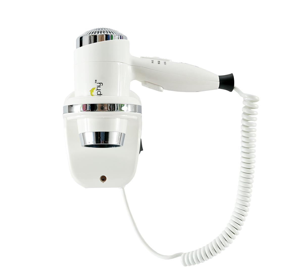 1600 W White ABS Plastic Hair Dryer With High-Speed

