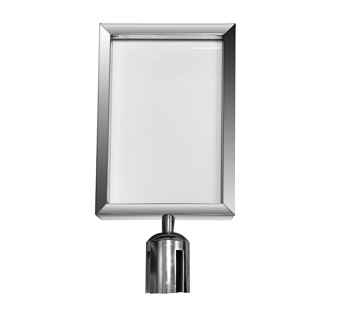 Silver queue manager crowd control Stanchion holder 