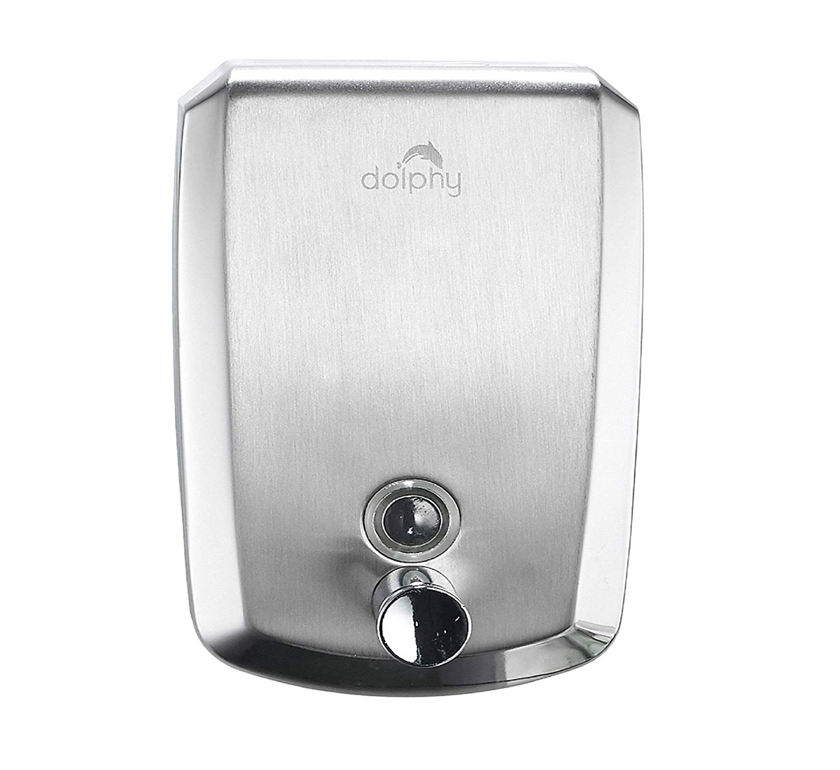 Silver wall mounted press soap dispenser 500ml 