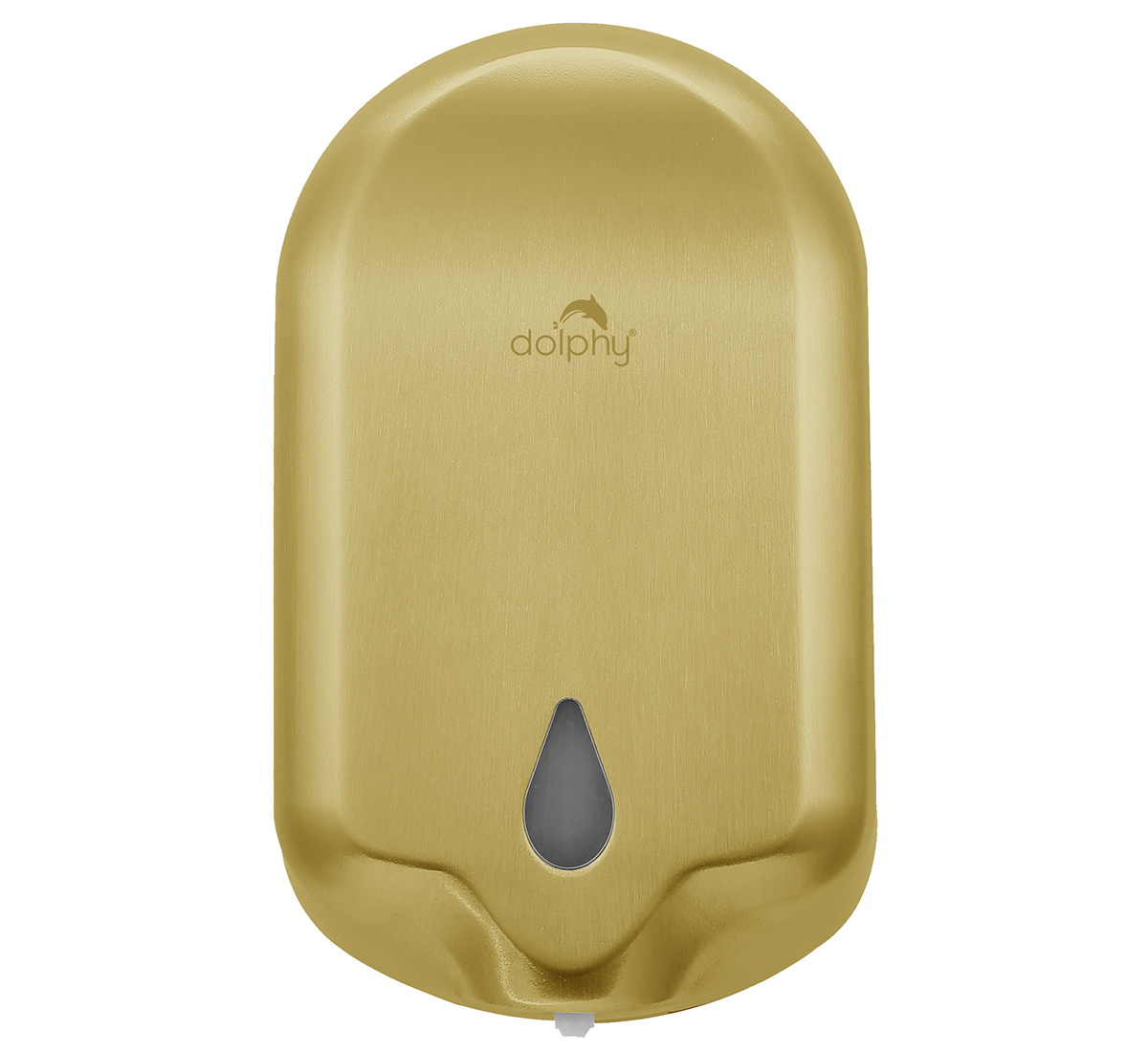 Gold Wall Mounted Matte Finished Soap Dispenser 

