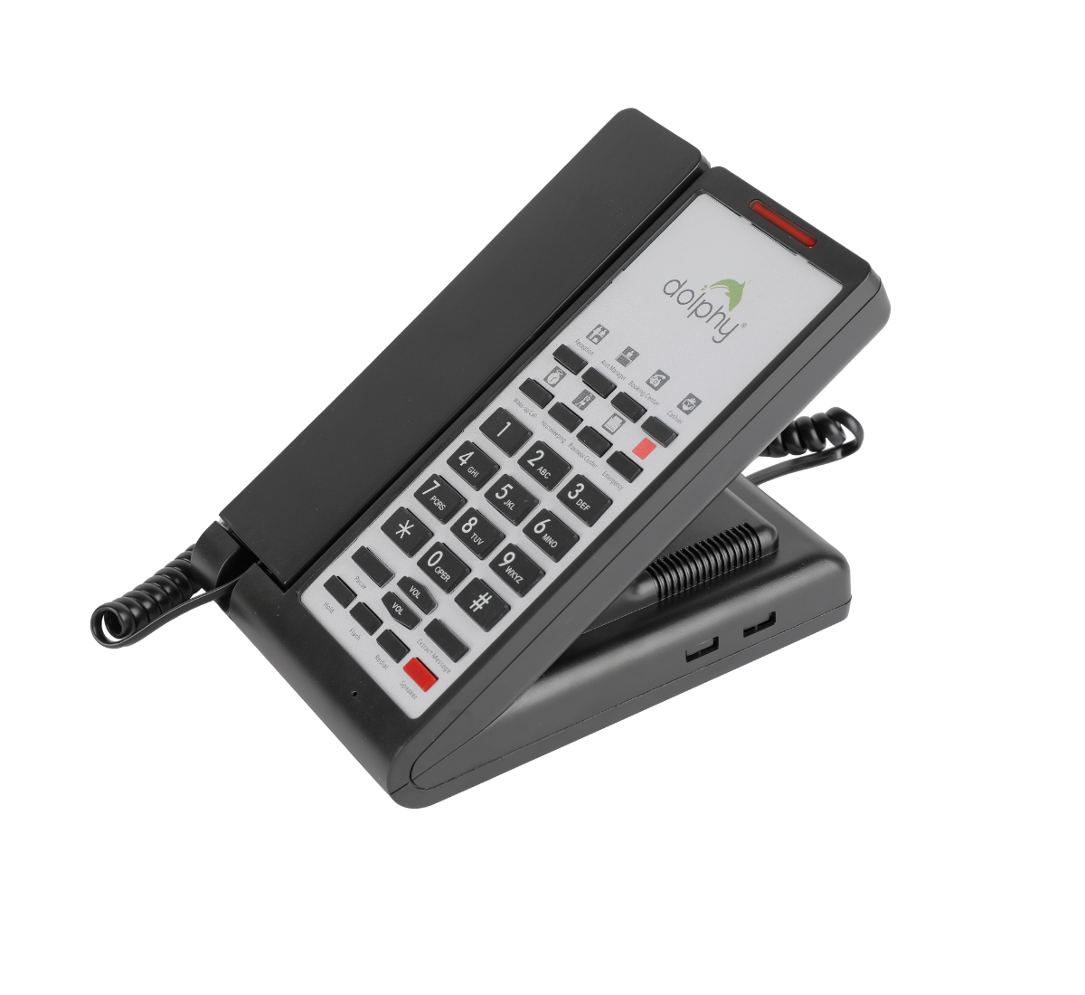 Black Hotel Intercom Telephone, For Guest Room And Hotels

