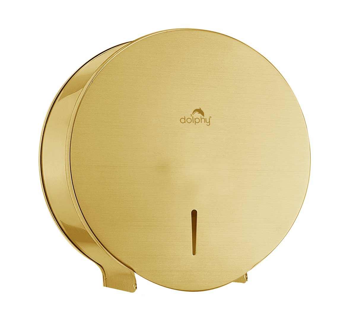 Manual Jumbo Gold Toilet Paper Dispenser
