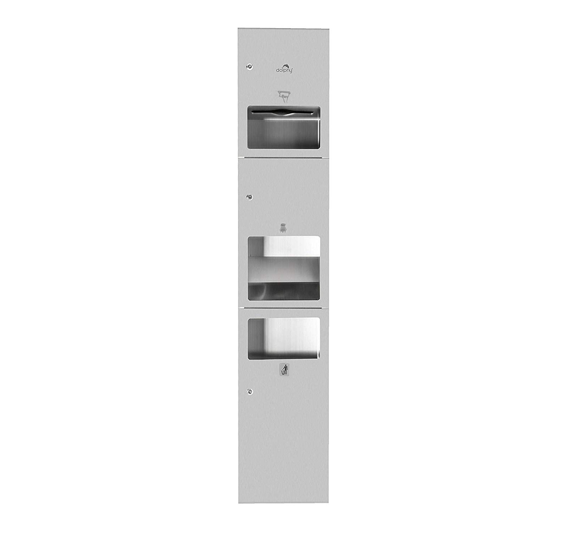 Silver Stainless Steel Recessed Panel 21 L